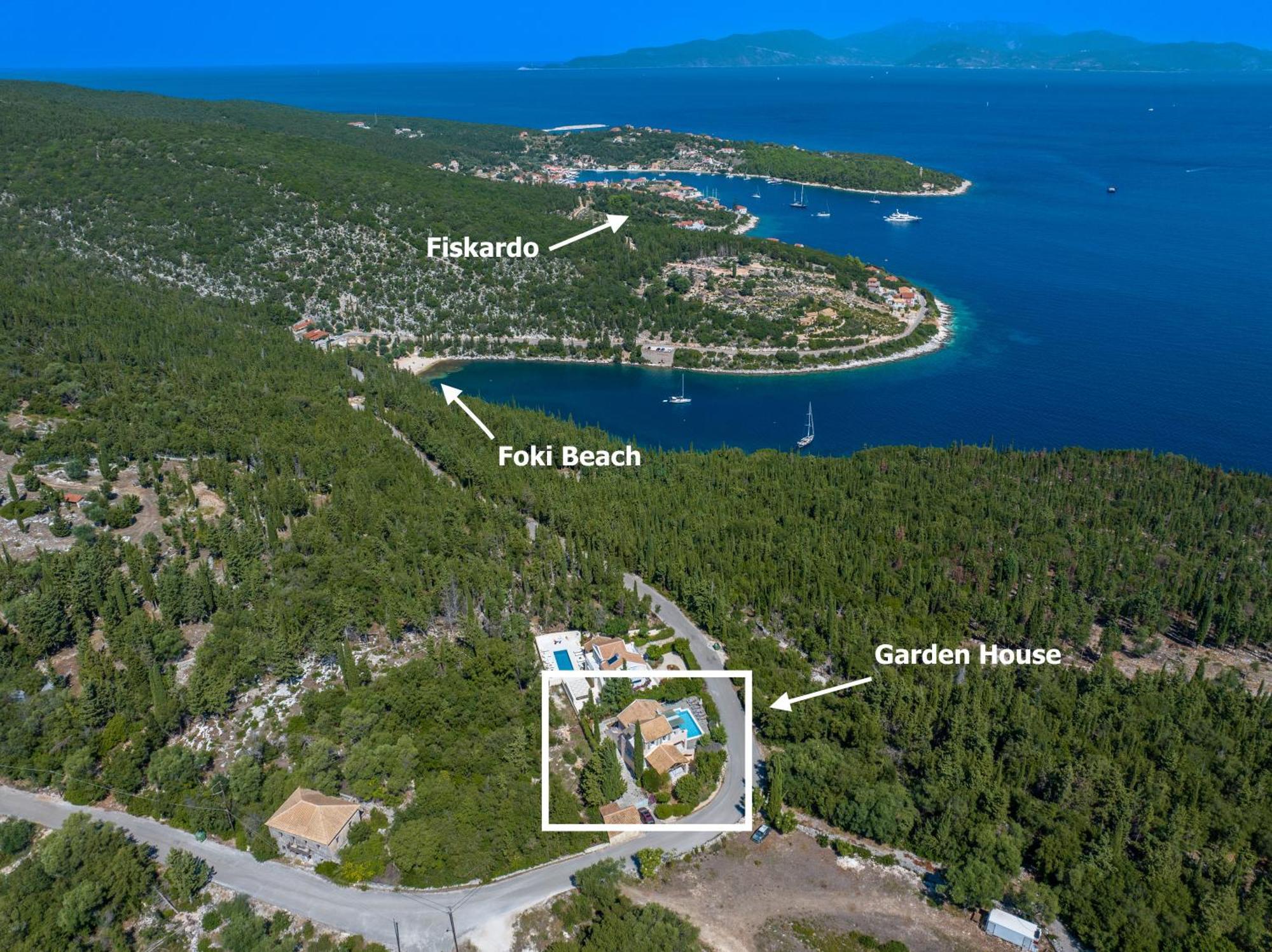 Garden House, Up To 8Px 1Km From Fiskardo Βίλα Tselendáta Εξωτερικό φωτογραφία